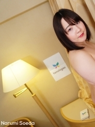 Horny Narumi Soeda does a sexy striptease for us