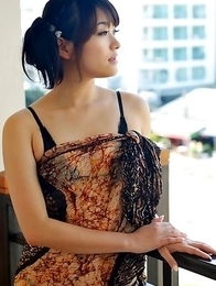 Shou Nishino is playful at the pool and exposes sexy legs