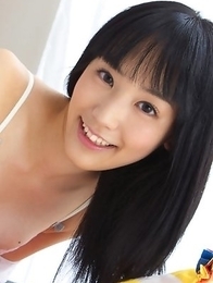 Yuri Hamada takes school uniform off and shows big assets